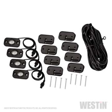 Picture of Westin LED Rock Light Kit - 07-18 Jeep Wrangler JK - 18-19 Jeep Wrangler JL