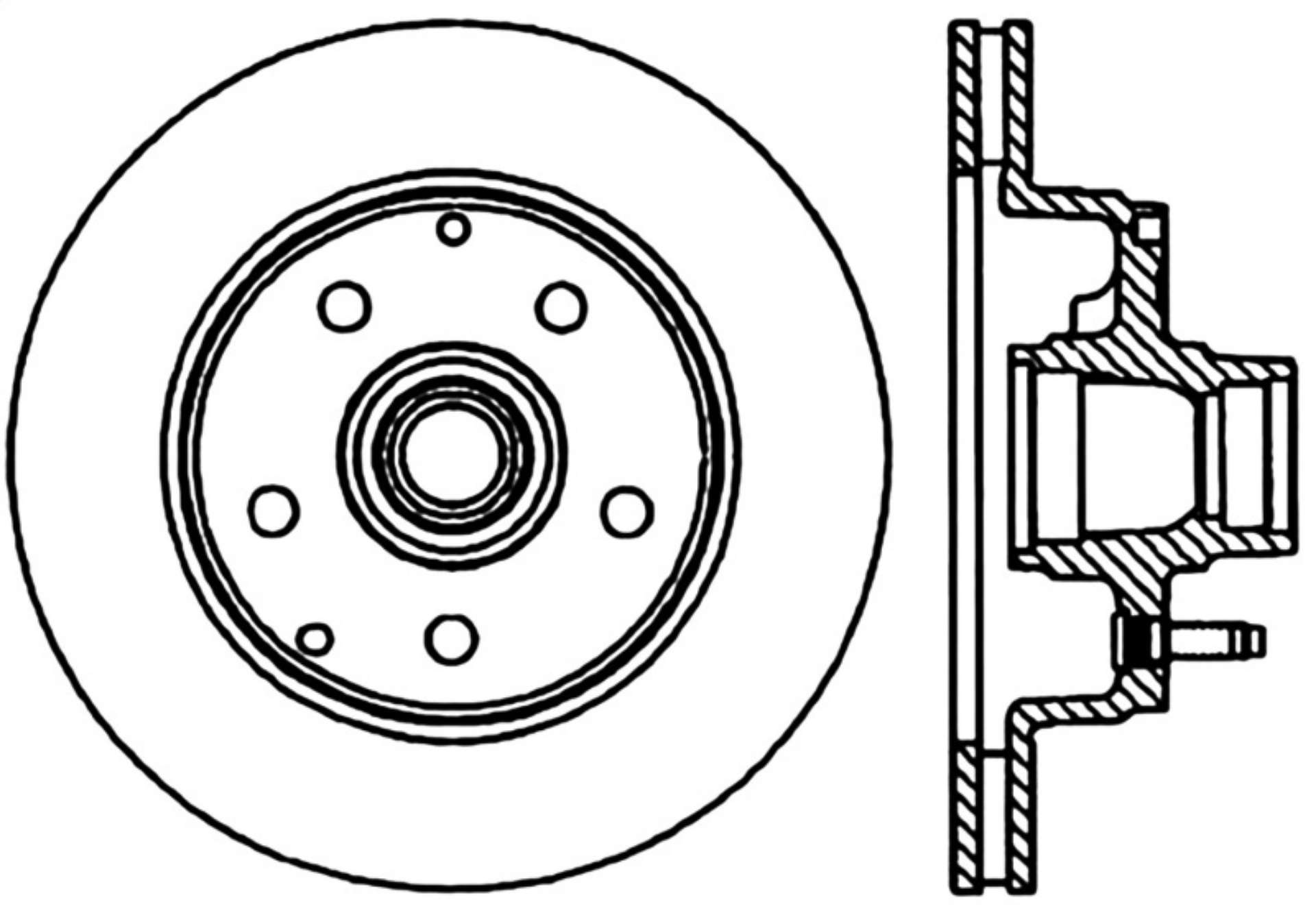 Picture of StopTech 98-02 GMC Safari RWD Slotted & Drilled CRYO Left Front Brake Rotor