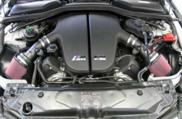 Picture of K&N 06-07 BMW M5 5-0L Flat Black Typhoon Short Ram Intake