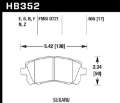 Picture of Hawk 02-03 WRX - 98-01 Impreza - 97-02 Legacy 2-5L - 98-02 Forester 2-5L HT-10 Front Race Pads