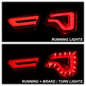 Picture of xTune 14-18 Chevy Impala Excl 14-16 Limited LED Tail Lights - Red Clear ALT-JH-CIM14-LBLED-RC