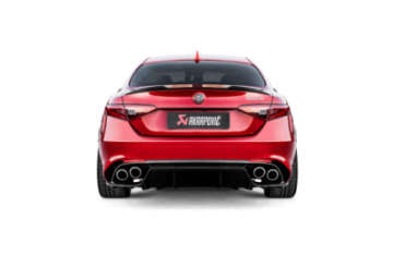 Picture of Akrapovic 17-19 Alfa Romeo Giulia Quadrifoglio Evolution Line Cat Back Titanium