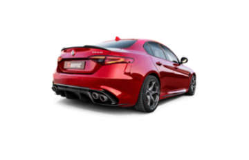 Picture of Akrapovic 17-19 Alfa Romeo Giulia Quadrifoglio Evolution Line Cat Back Titanium