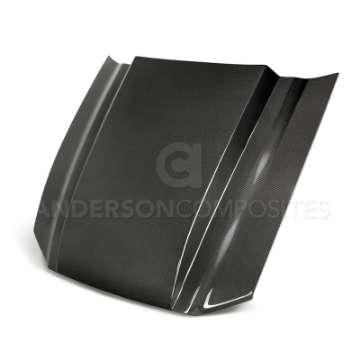 Picture of Anderson Composites 10-12 Ford Mustang Type-CJ 3in Carbon Fiber Cowl Hood
