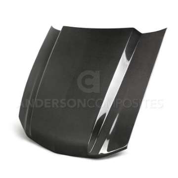 Picture of Anderson Composites 10-12 Ford Mustang Type-CJ 3in Carbon Fiber Cowl Hood