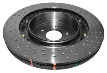 Picture of DBA 12-19 Jeep Grand Cherokee SRT8 5000 Series Drilled Front Brake Rotor 2 Piece w- Hats