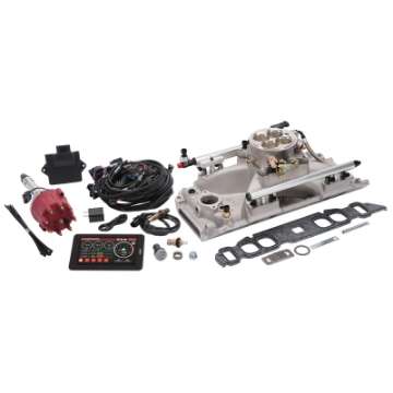 Picture of Edelbrock Pro Flo 4 EFI System Seq Port BBC Oval Port 850 Max HP 60lb-hr Satin Finish