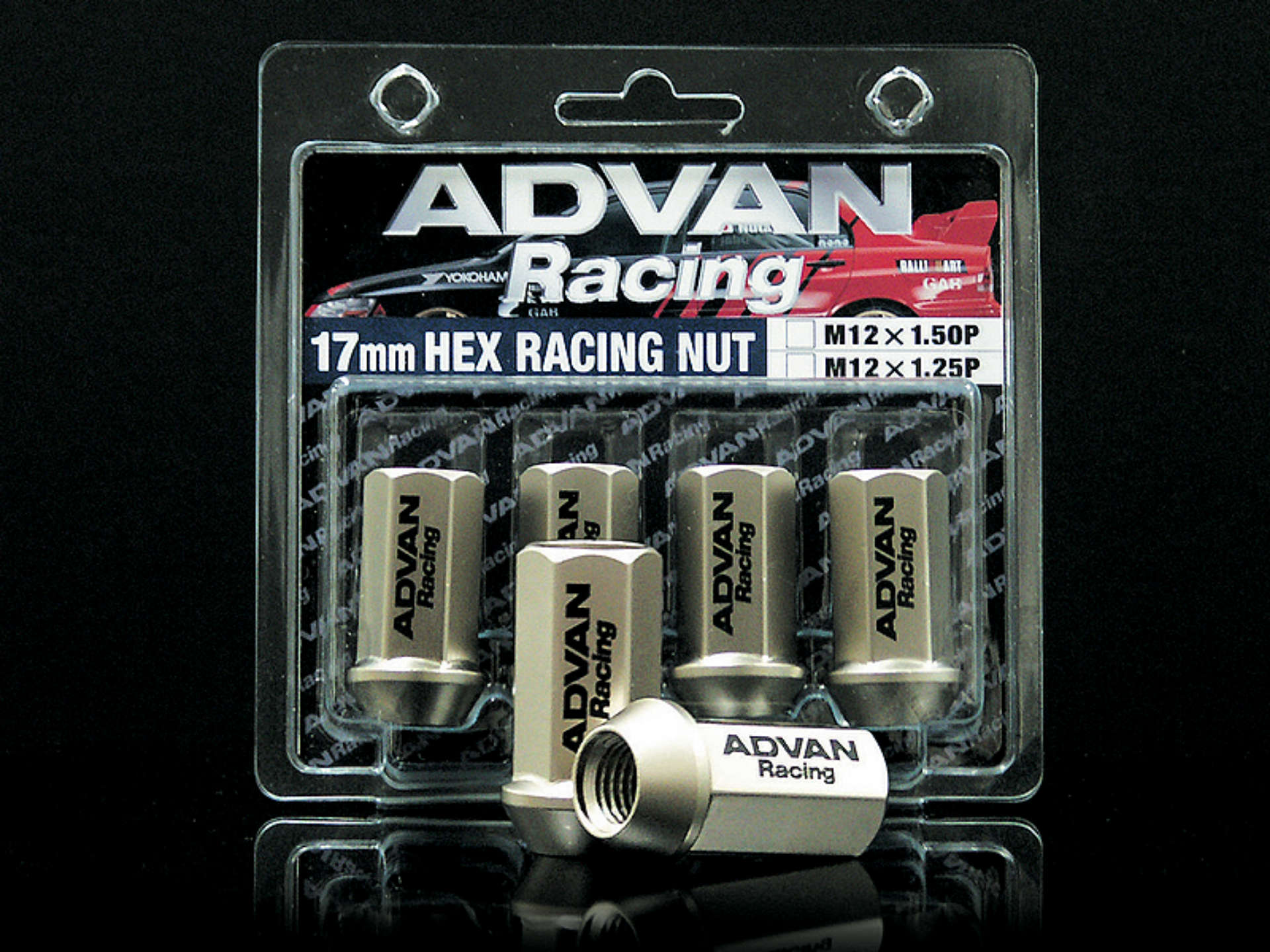 Picture of Advan Lug Nut 12X1-25 Champagne Gold - 4 Pack