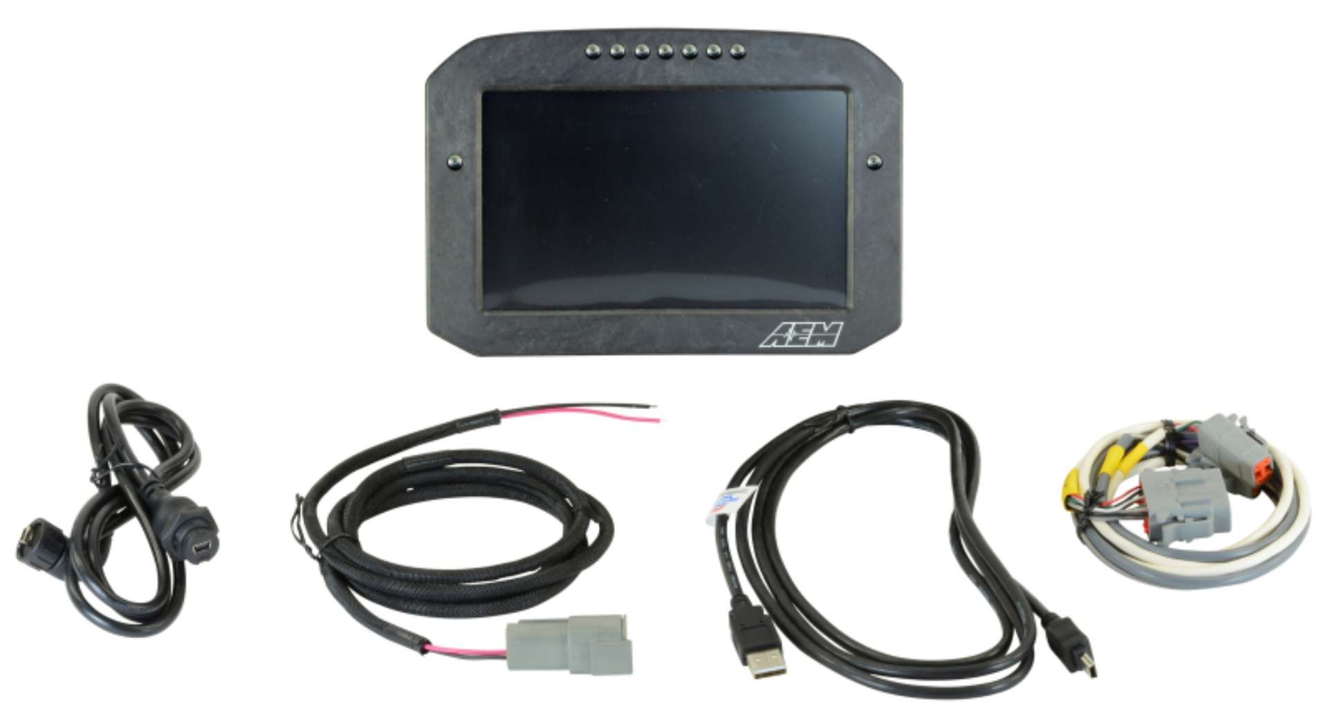 Picture of AEM CD-7L Carbon Logging Flush Digital Dash Display