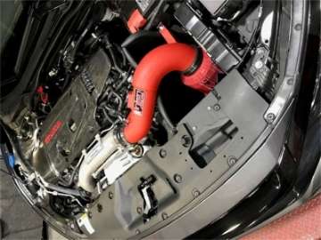 Picture of Injen 17-19 Honda Civic Type R 2-0T Wrinkle Red Short Ram Air Intake