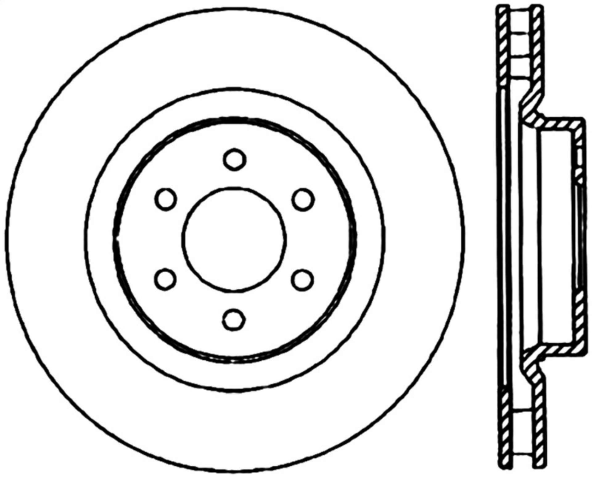 Picture of StopTech 92-02 Dodge Viper Drilled Front Left Cryo Rotor