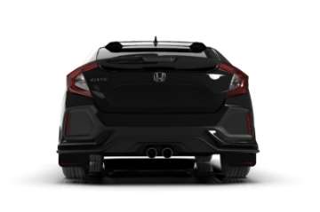 Picture of Rally Armor 17-19 Honda Civic Sport-Sport Touring Black UR Mud Flap w-Red Logo