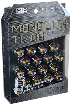 Picture of Project Kics 12 x 1-5 Neochrome T1-06 Monolith Lug Nuts - 20 Pcs