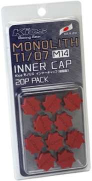 Picture of Project Kics M14 Monolith Cap - Red Only Works For M14 Monolith Lugs - 20 Pcs