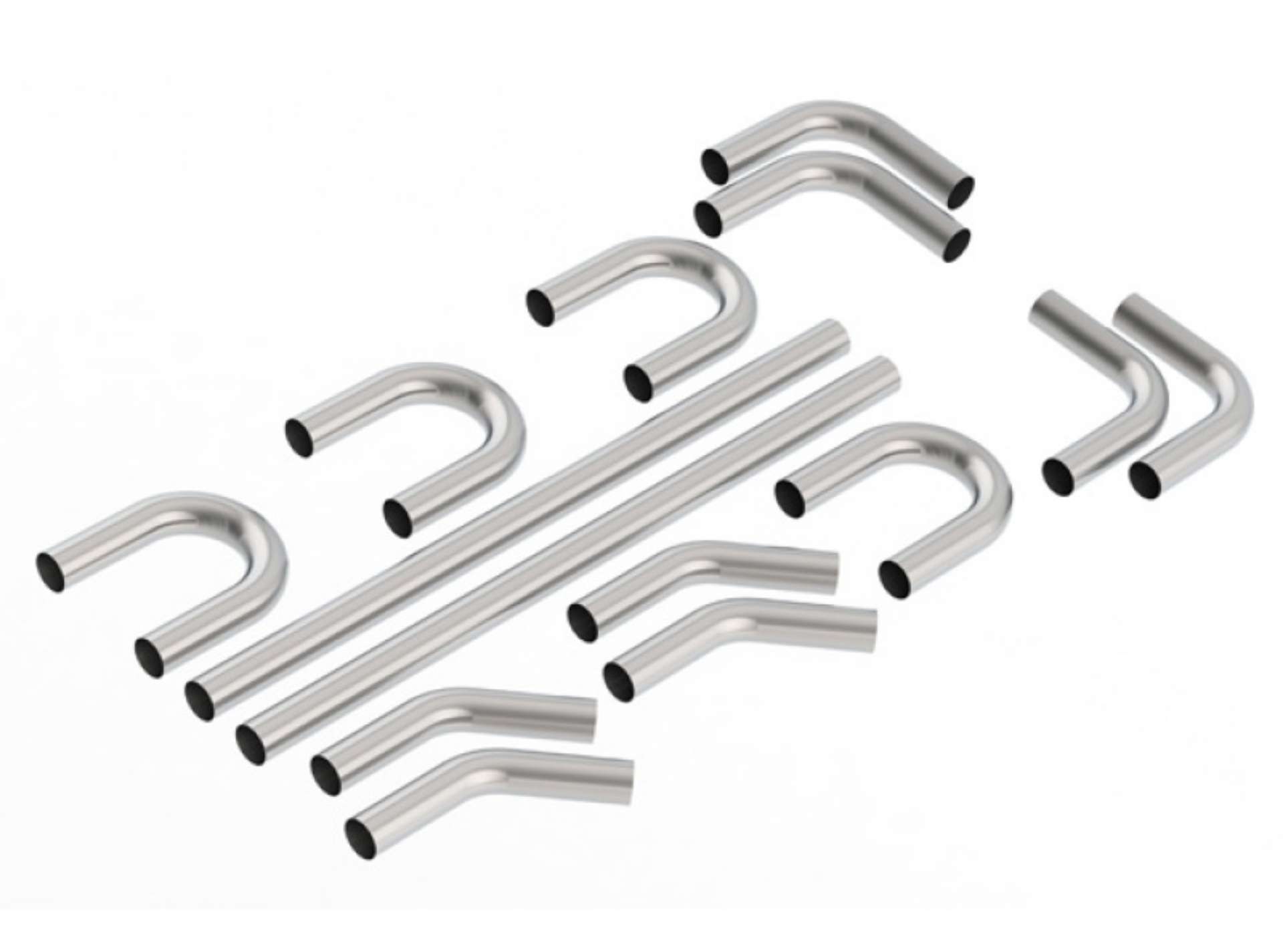 Picture of Borla Universal Hot Rod Kit 3in OD T-304 Stainless Steel Pipes