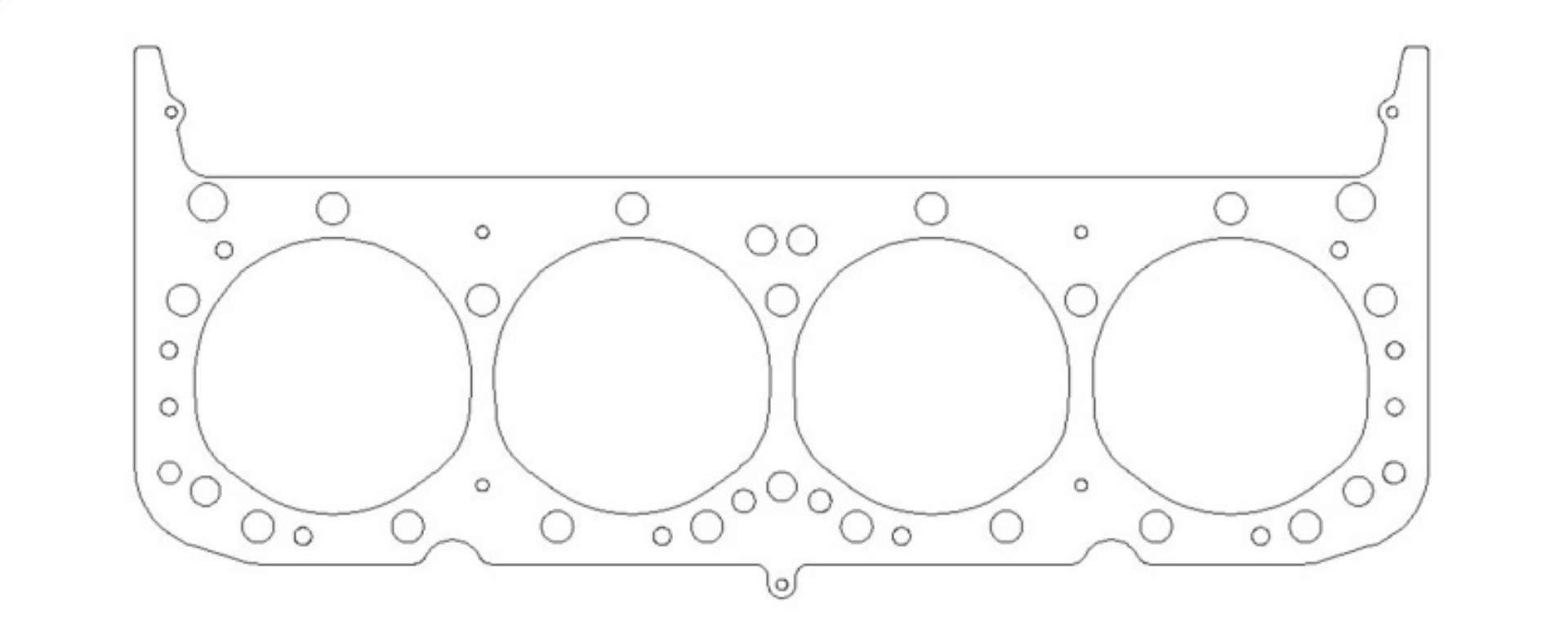 Picture of Cometic 62-69 Chevrolet V8 5-3L Small Block 4-060in Bore -032in MLS Head Gasket w-Valve Pockets