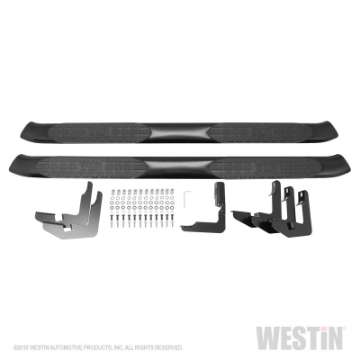 Picture of Westin 2019 Ram 1500 Crew Cab Excl- 2019 Ram 1500 Classic PRO TRAXX 5 Oval Nerf Step Bars - Black