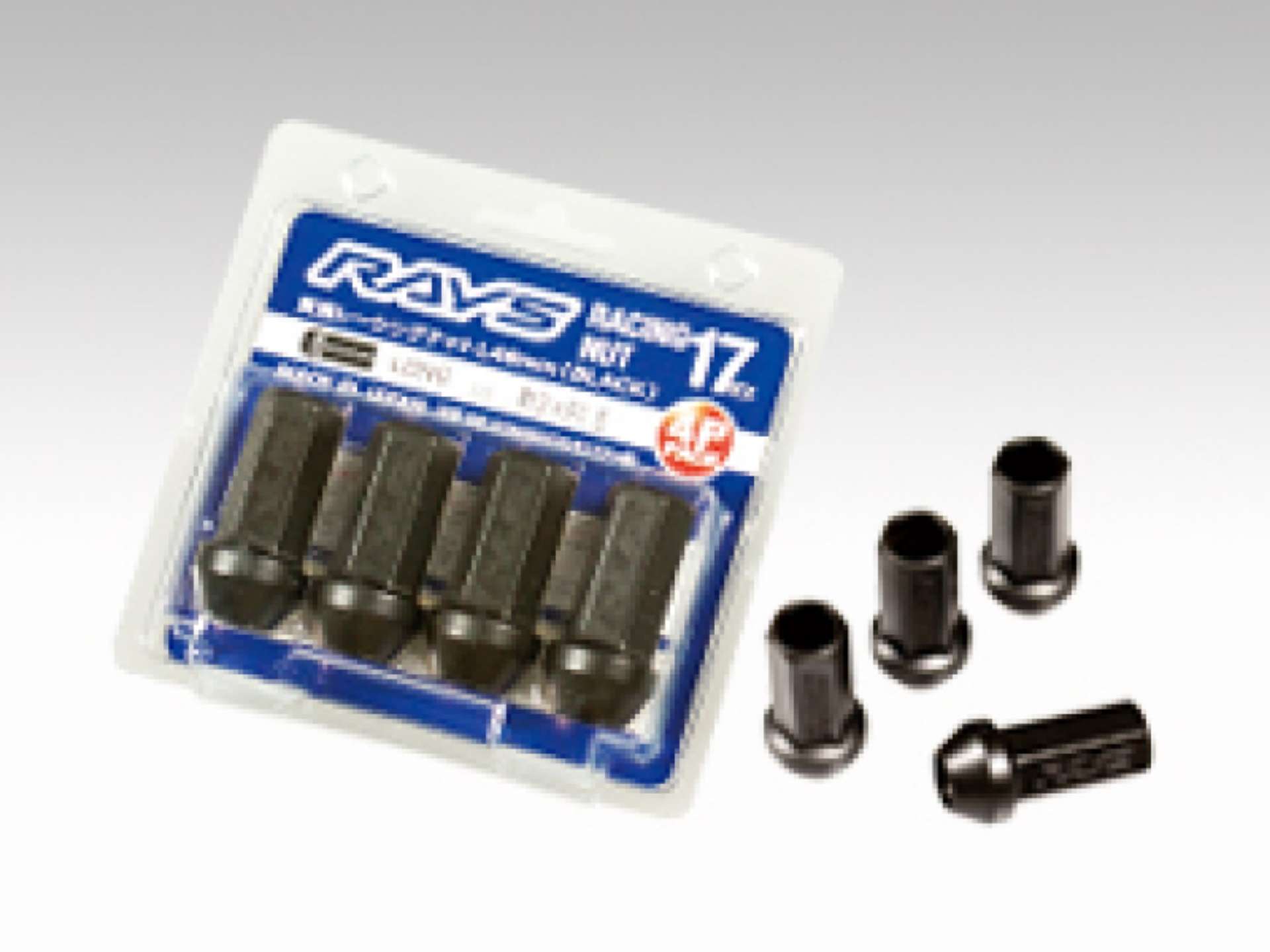 Picture of Rays 17 Hex L48 Racing Nut 12x1-25 - Black 4 Pieces