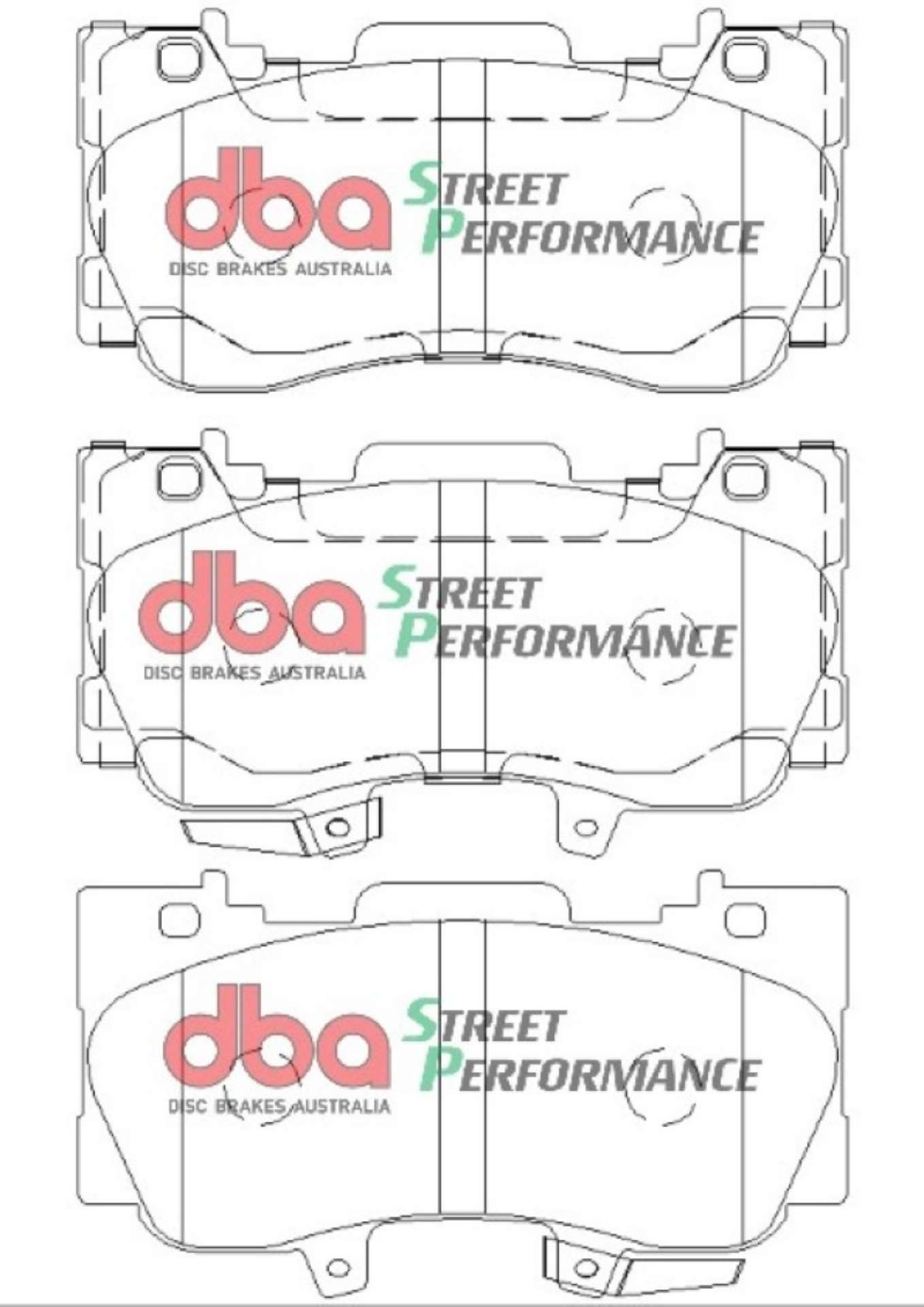 Picture of DBA 08-14-06-18 Ford Mustang 2-3 Ecoboost SP500 Brake Pads