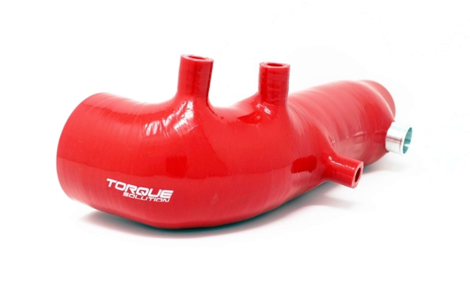 Picture of Torque Solution Turbo Inlet Hose Black: 02-07 Subaru WRX-04-18 STI-05-09 Legacy GT-04-13 FTX - Red