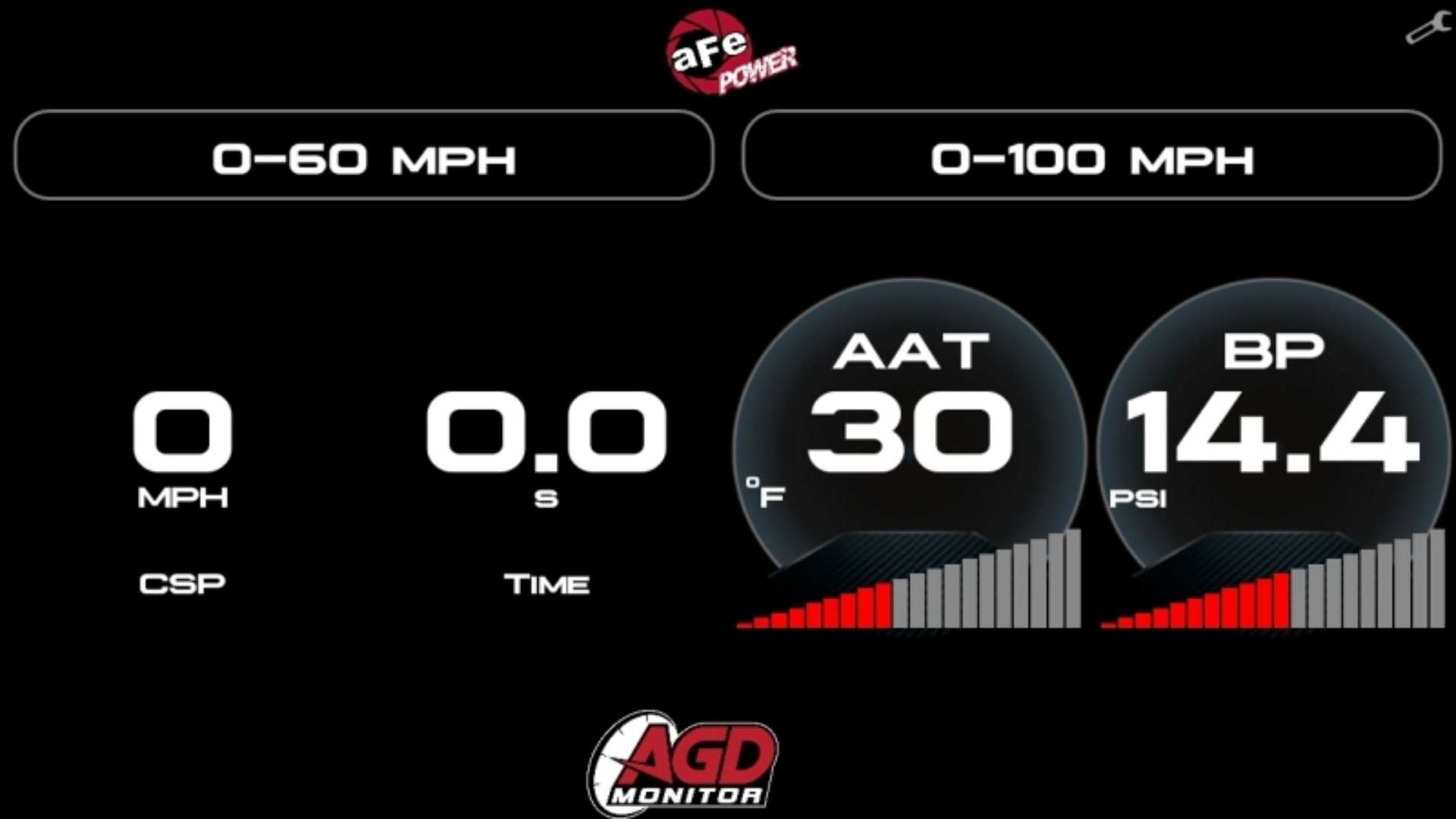 Picture of aFe AGD Advanced Gauge Display Digital 5-5in Monitor 08-18 Dodge-RAM-Ford-GM Diesel Trucks