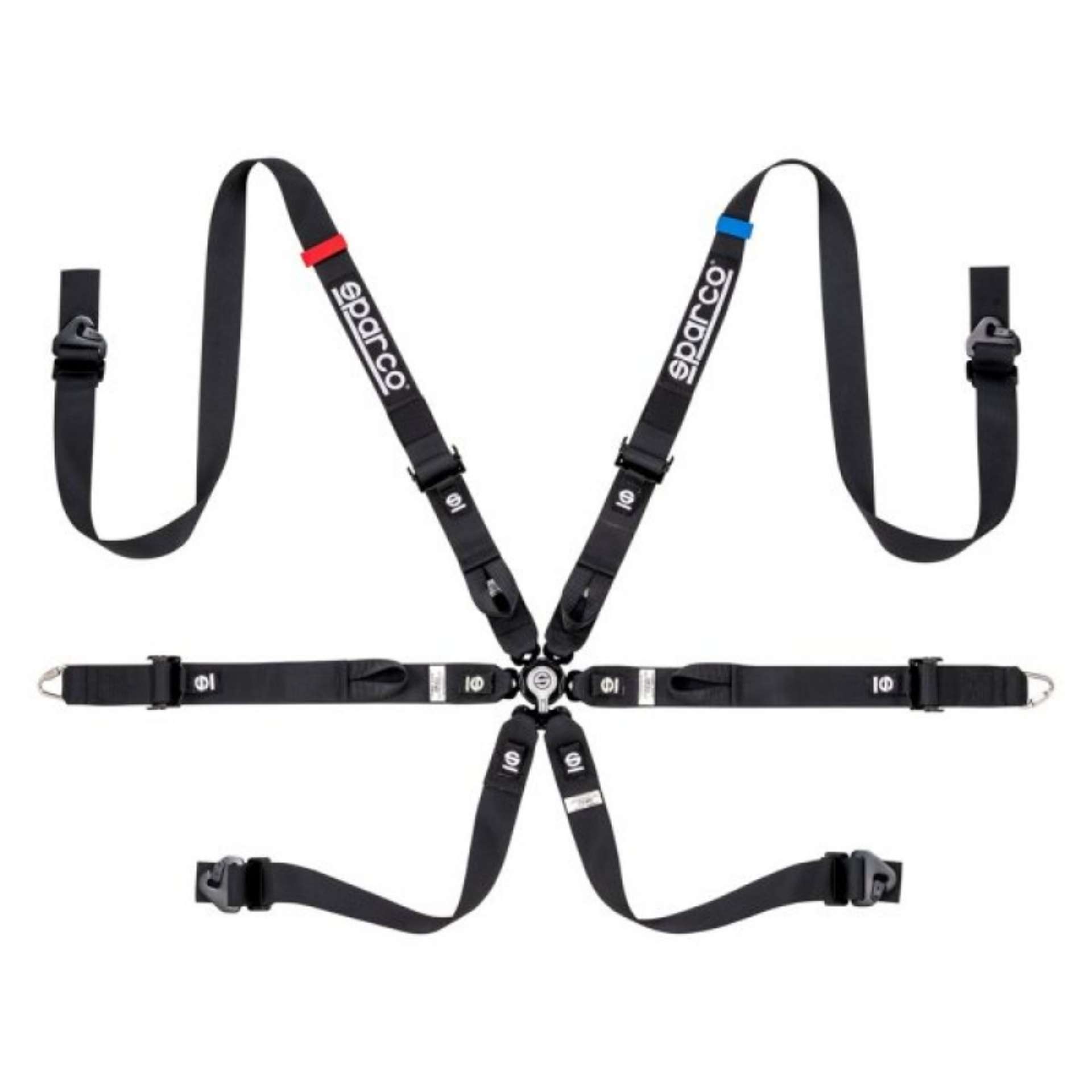 Picture of Sparco Belt Prime H7 6 Point 2in Black Harness