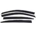 Picture of AVS 15-19 GMC Yukon XL-15-19 Chevrolet Suburban Ventvisor Low Profile Window Deflectors 4pc - Chrome