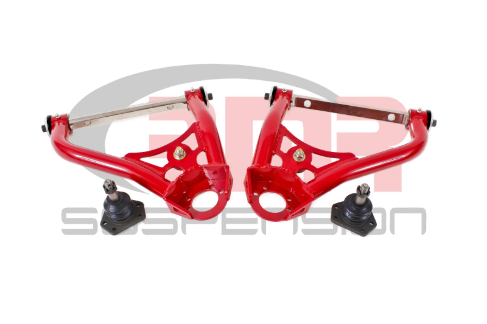 Picture of BMR 67-69 1st Gen F-Body Pro-Touring Upper A-Arms w- Tall Ball Joint Delrin - Red