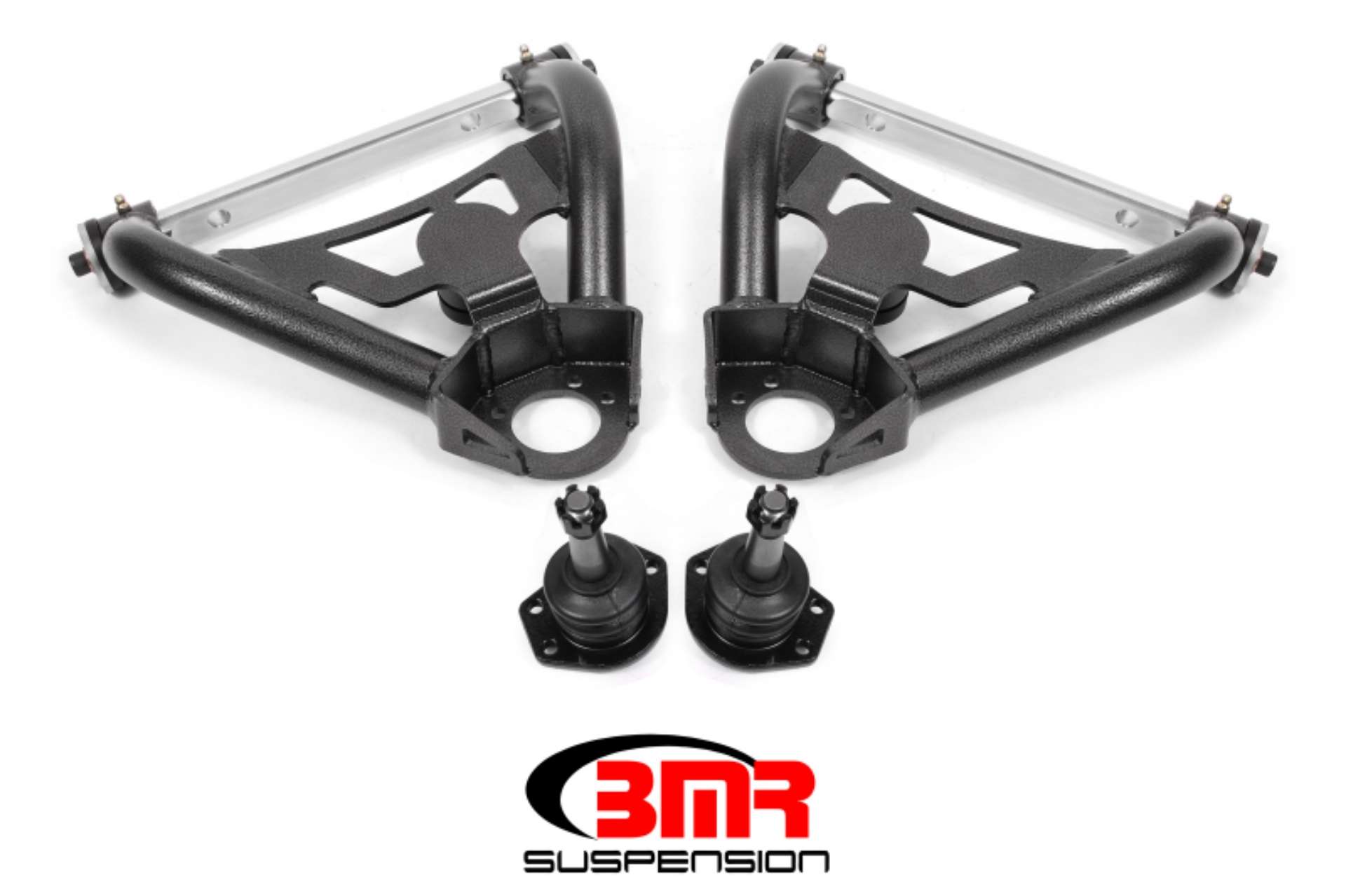 Picture of BMR 64-72 A-Body Pro-Touring Upper A-Arms w- Tall Ball Joint Delrin - Black Hammertone