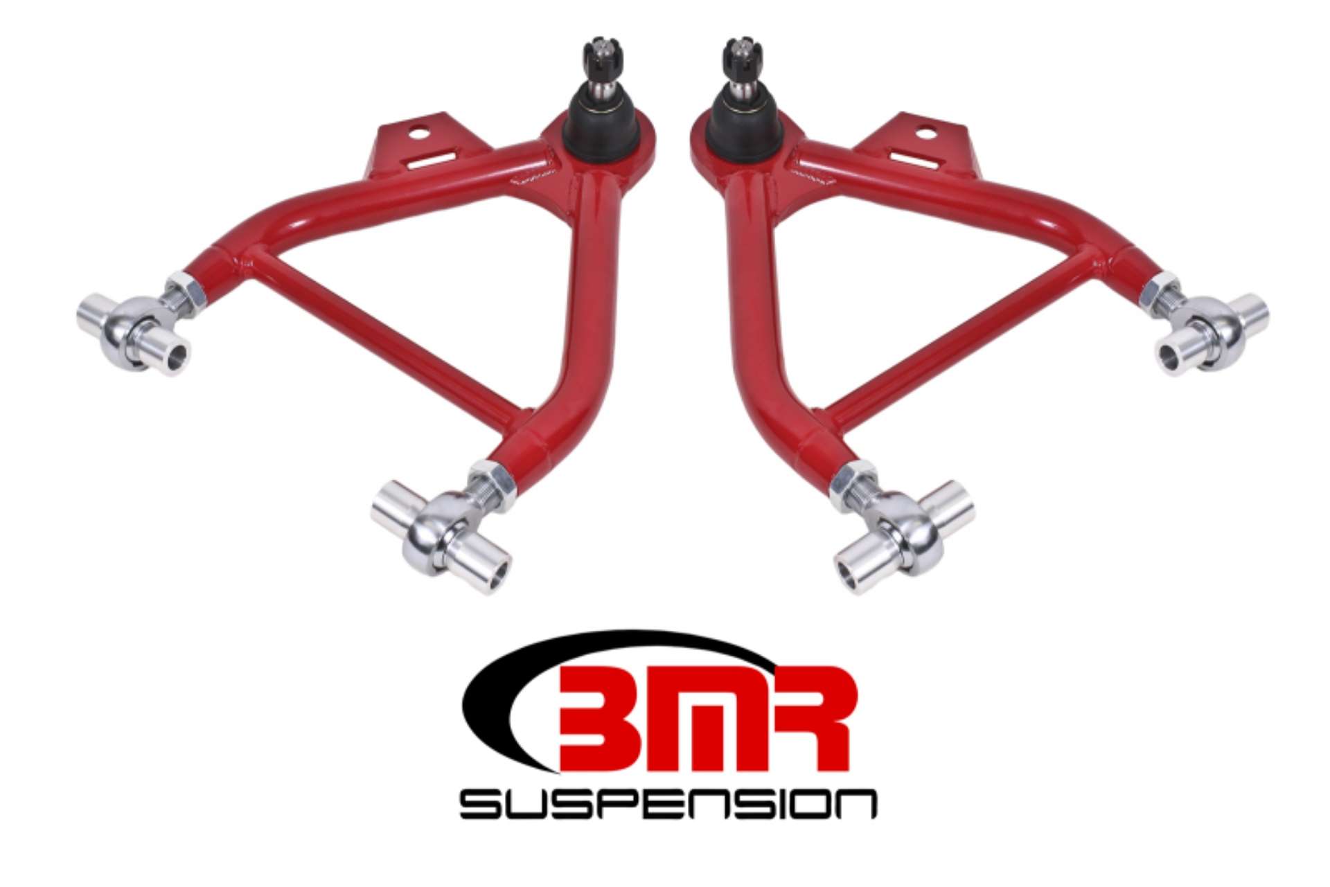 Picture of BMR 79-93 Fox Mustang Lower A-Arms Coilover Only w- Adj- Rod End and STD- Ball Joint - Red