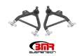 Picture of BMR 79-93 Mustang Lower A-Arms Coilover Only w- Adj- Rod End Tall Ball Joint - Black Hammertone