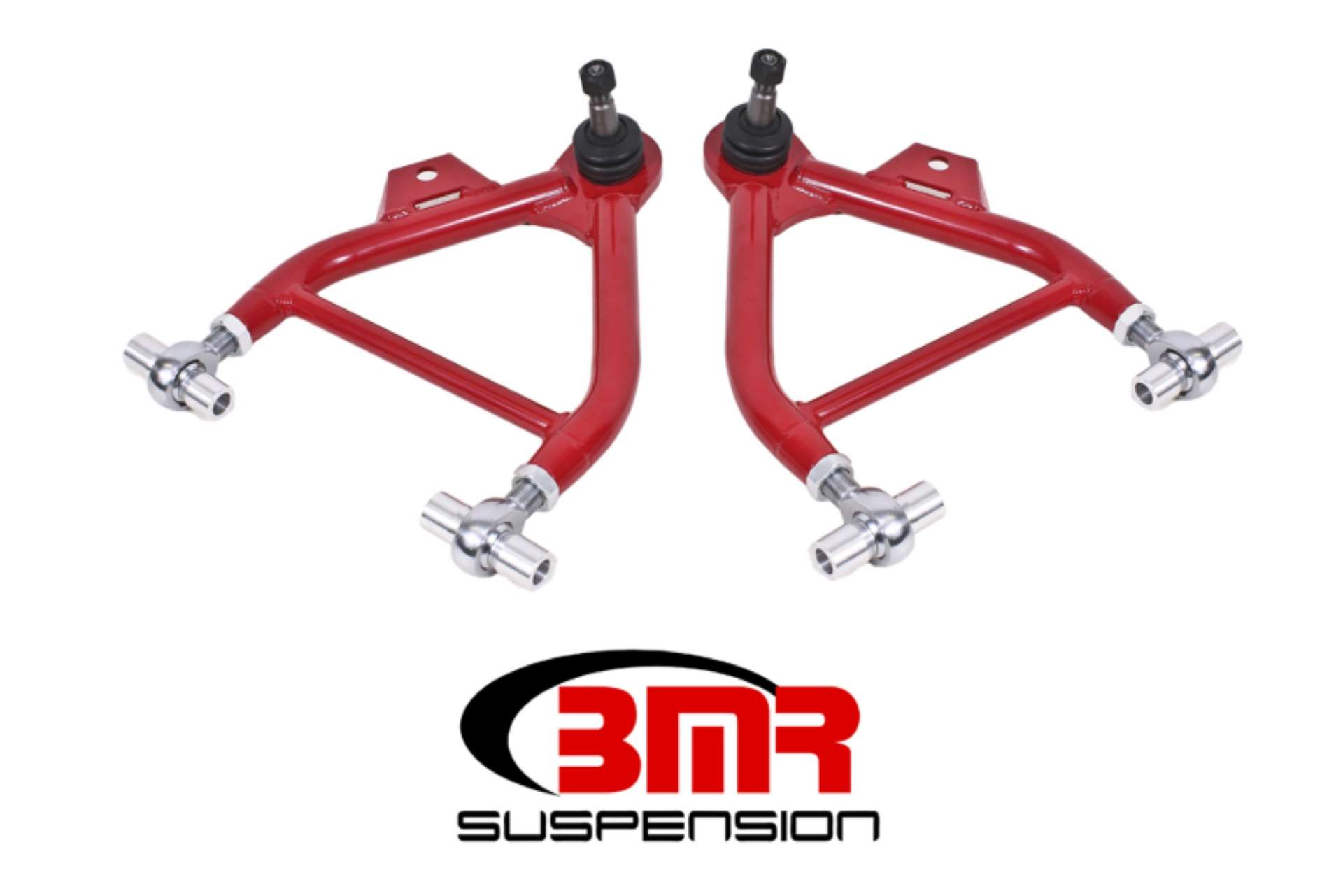 Picture of BMR 79-93 Fox Mustang Lower A-Arms Coilover Only w- Adj- Rod End and Tall Ball Joint - Red