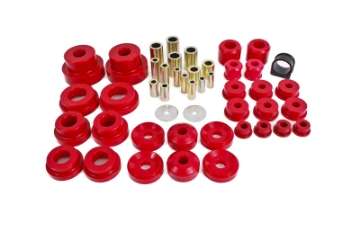 Picture of BMR 10-13 5th Gen Camaro Pro Version Total Suspension Bushing Kit BK030-BK021-BK022 - Black-Red