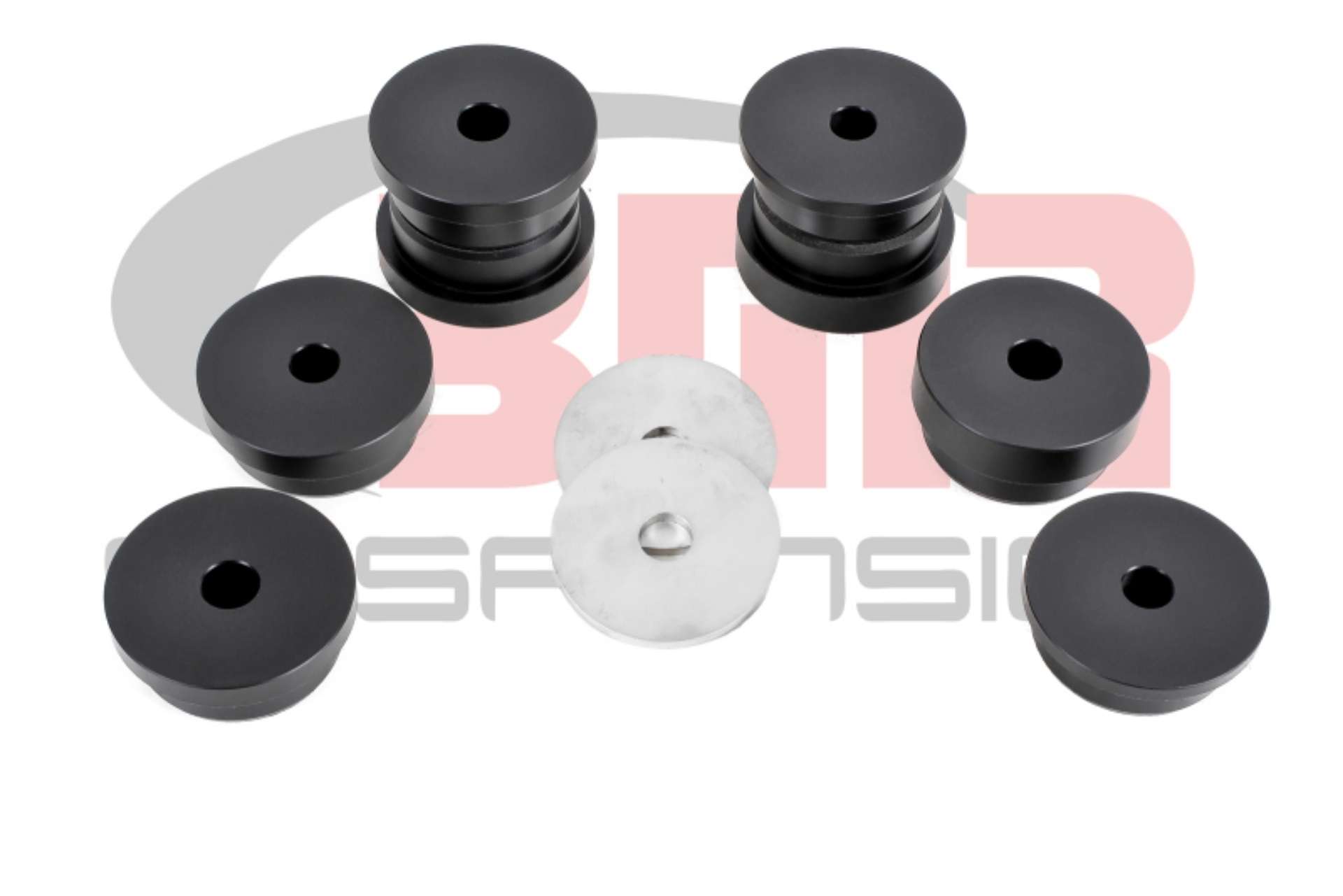 Picture of BMR 15-17 S550 Mustang Rear Cradle Bushing Kit Delrin - Black