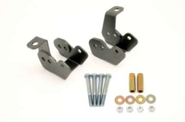 Picture of BMR 82-02 3rd Gen F-Body Bolt-On Control Arm Relocation Brackets - Black Hammertone