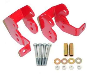 Picture of BMR 82-02 3rd Gen F-Body Bolt-On Control Arm Relocation Brackets - Red