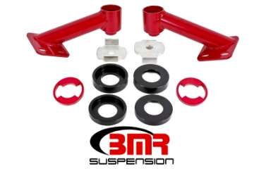 Picture of BMR 15-17 S550 Mustang Cradle Bushing Lockout Kit - Red