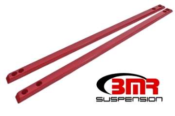 Picture of BMR 15-17 S550 Mustang Super Low Profile Chassis Jacking Rails - Red