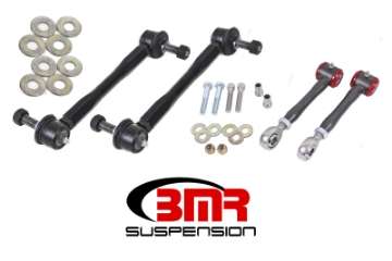 Picture of BMR 16-17 6th Gen Camaro Front and Rear Sway Bar End Link Kit - Black Hammertone