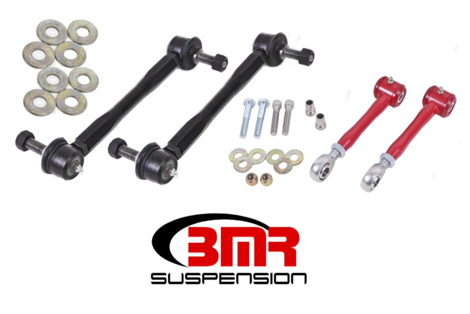 Picture of BMR 16-17 6th Gen Camaro Front and Rear Sway Bar End Link Kit - Red