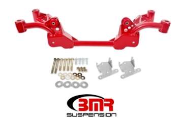 Picture of BMR 82-82 3rd Gen F-Body K-Member w- SBC-BBC Motor Mounts and STD- Rack Mounts - Red