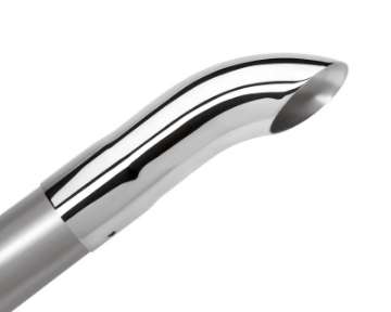 Picture of Borla Universal Polished Tip Single Round Turndown-Turnout inlet 2 1-4in- Outlet 2 1-4in