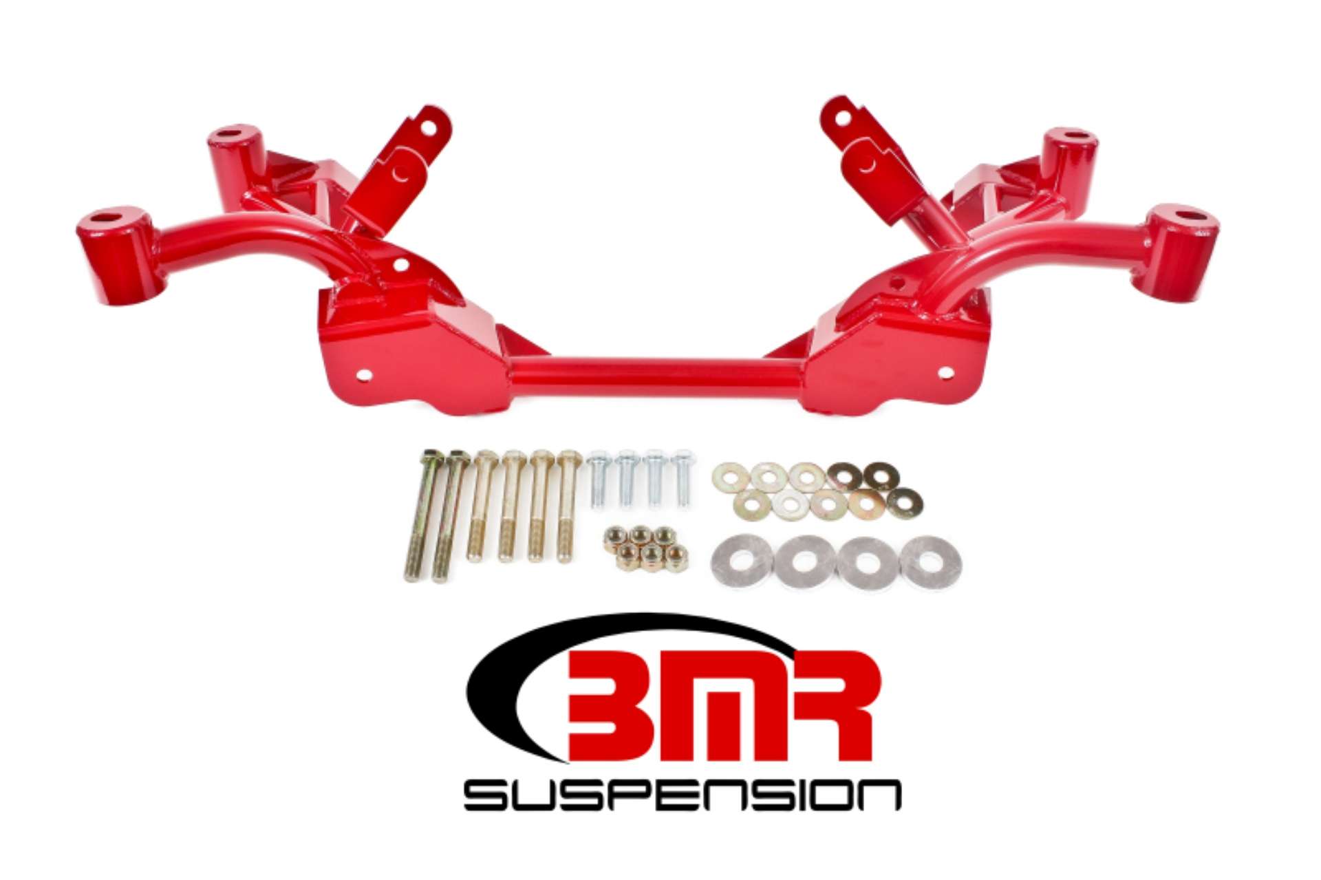 Picture of BMR 82-82 3rd Gen F-Body K-Member w- LS1 Motor Mounts and STD- Rack Mounts - Red