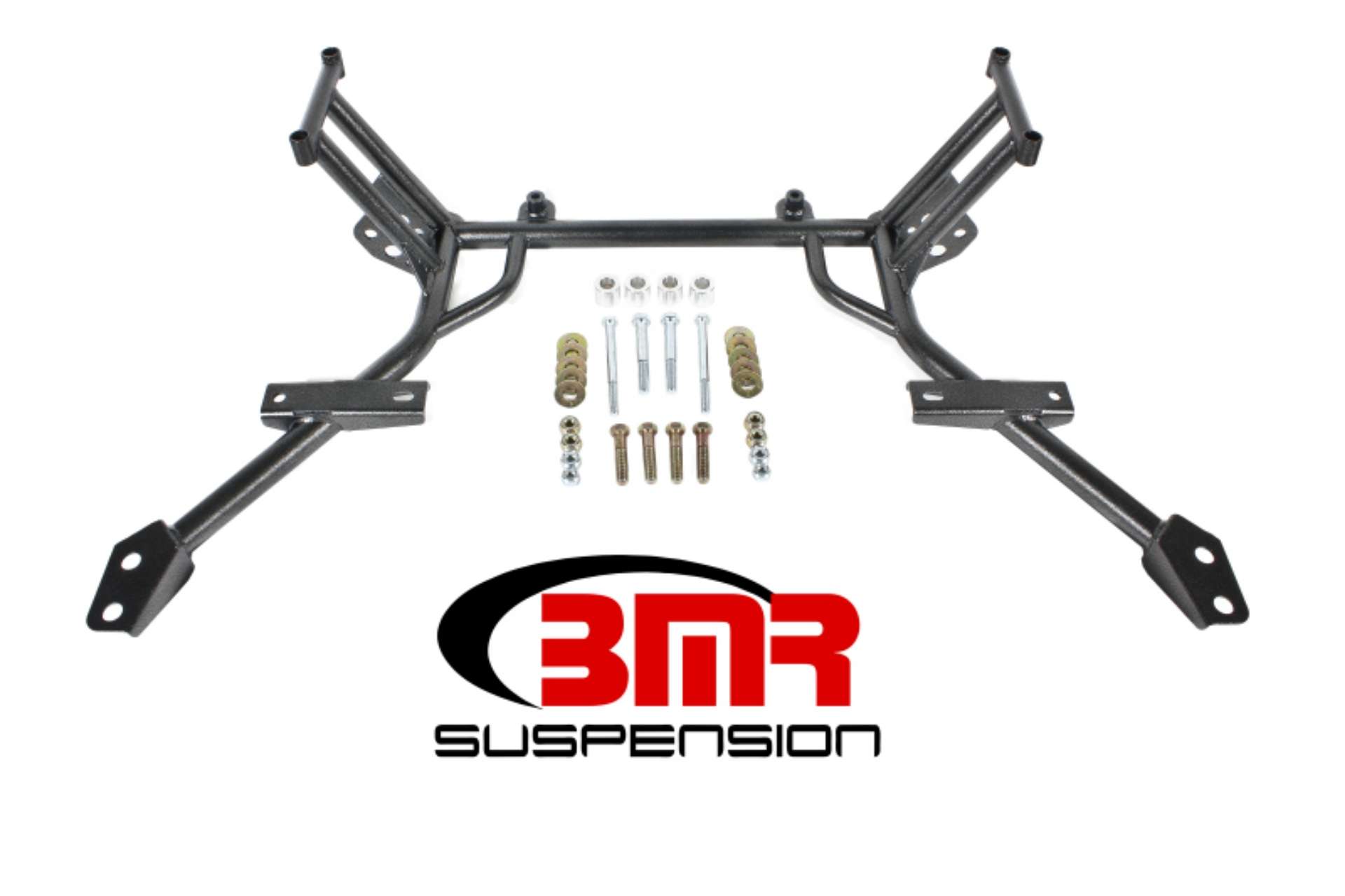 Picture of BMR 05-10 S197 Mustang K-Member w- No Motor Mounts and STD- Rack Mounts - Black Hammertone