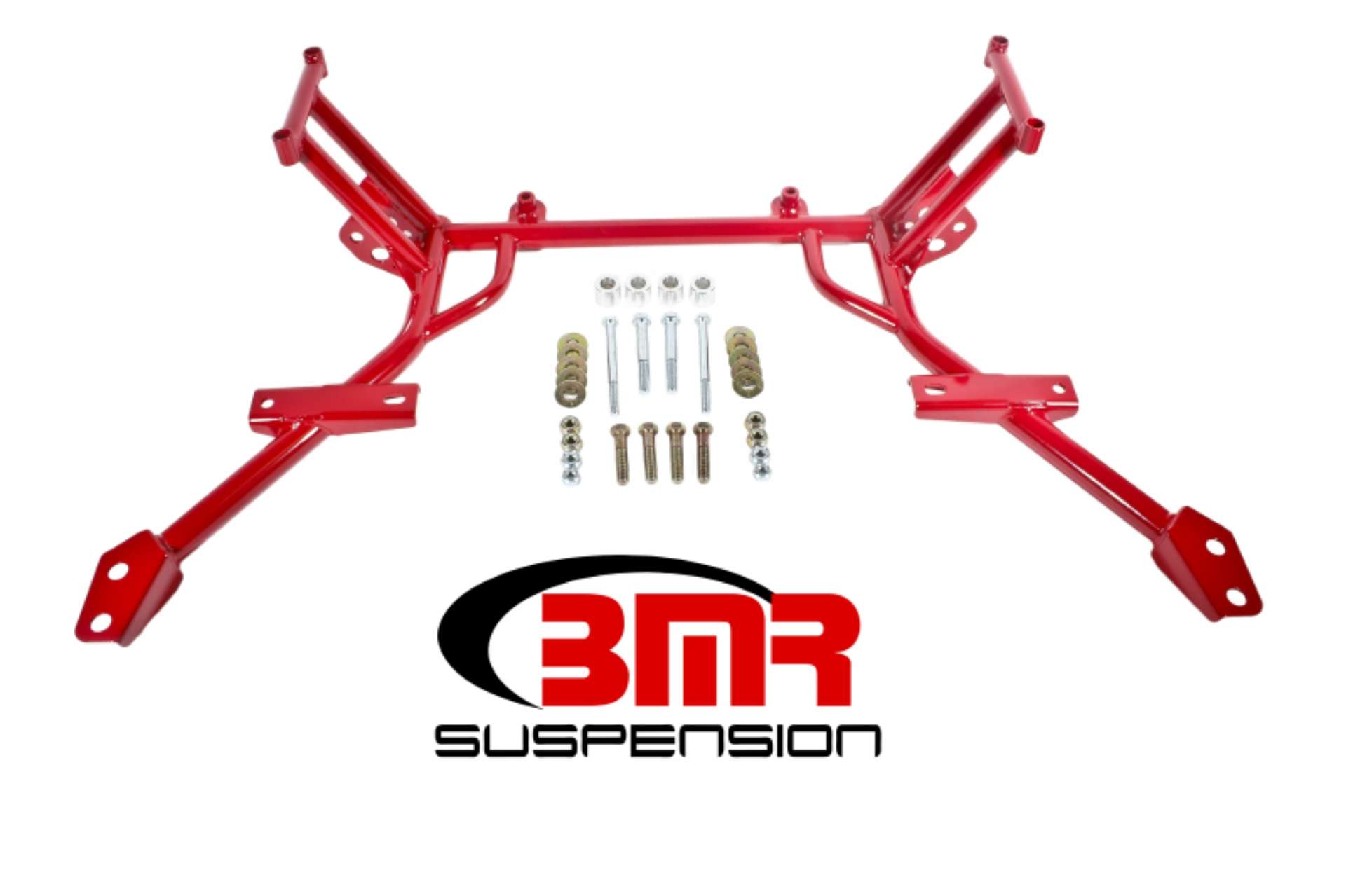 Picture of BMR 05-10 S197 Mustang K-Member w- No Motor Mounts and STD- Rack Mounts - Red
