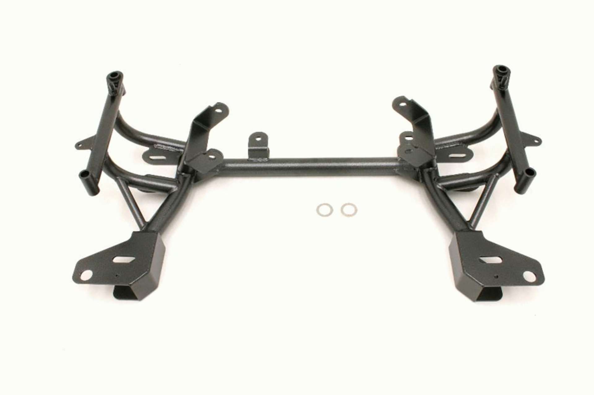 Picture of BMR 98-02 4th Gen F-Body K-Member w- Turbo LS1 Motor Mounts and STD- Rack Mounts - Black Hammertone