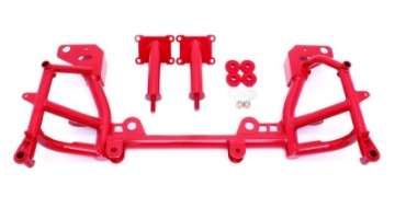 Picture of BMR 93-02 F-Body K-Member w- Low Mount Turbo LS1 Motor Mounts and STD- Rack Mounts - Red