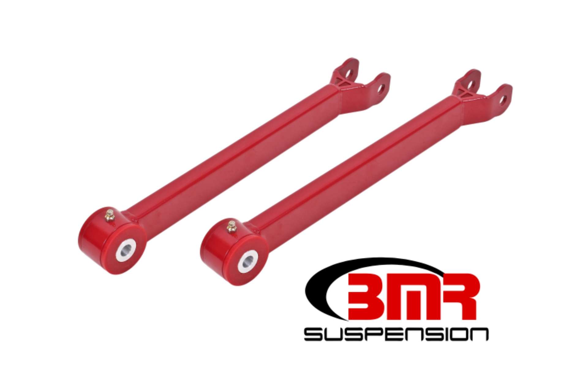 Picture of BMR 08-17 Challenger Non-Adj- Lower Trailing Arms Polyurethane - Red