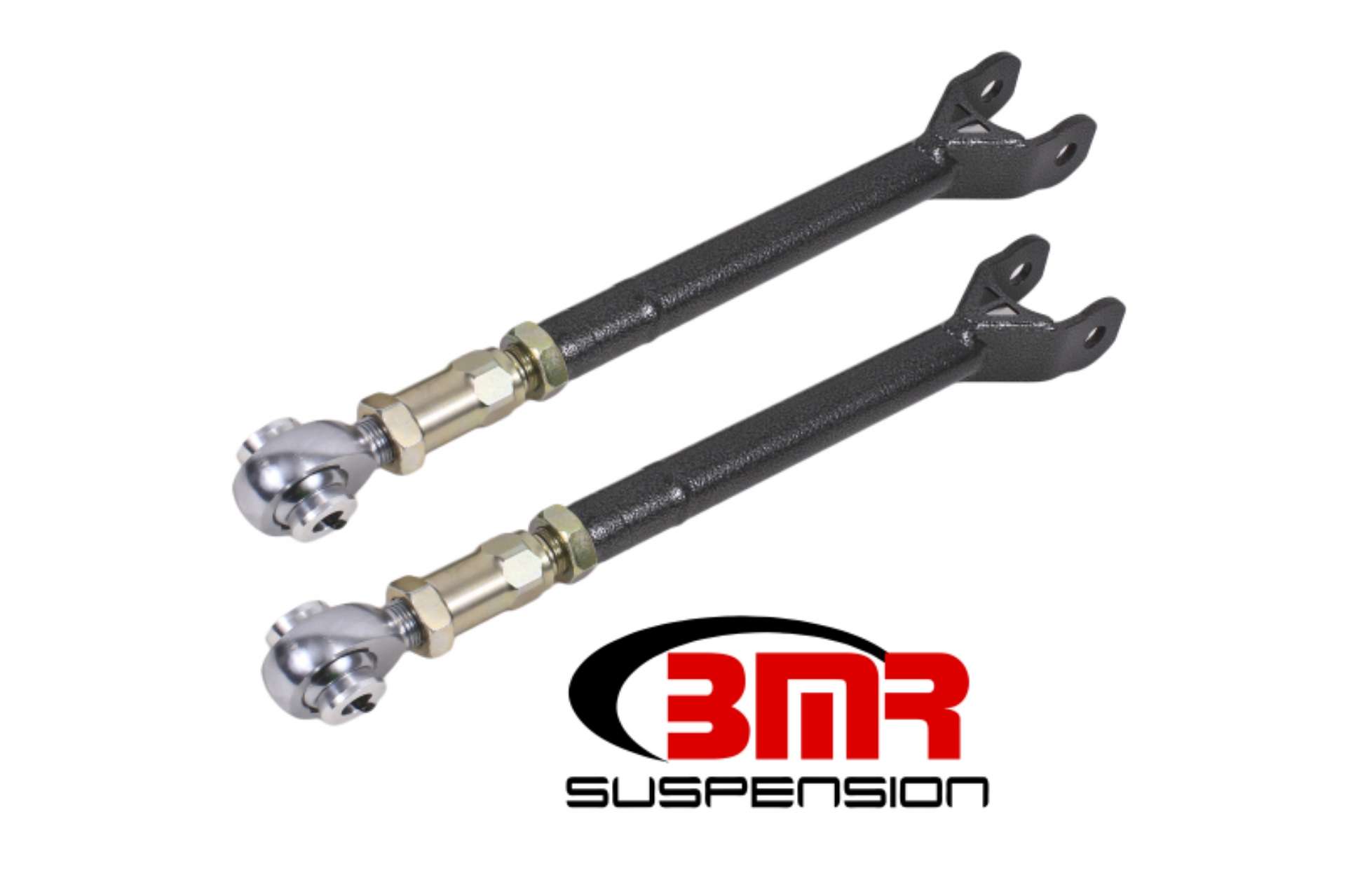 Picture of BMR 08-17 Challenger Lower Trailing Arms w- On-Car Adj- Rod Ends - Black Hammertone