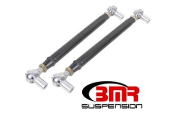 Picture of BMR 79-98 Fox Mustang Chrome Moly Lower Control Arms w- Double Adj- Rod Ends - Black Hammertone